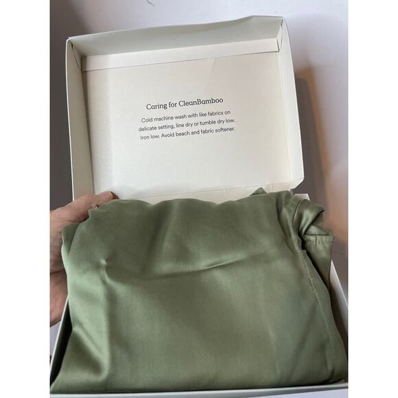 Ettitude Women's Size XXL Sateen Shortie Moss Green Loungewear Pajama Shorts - Picture 4 of 5